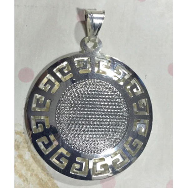 COLGANTE GRECA PLATA 1ª LEY RODIADO