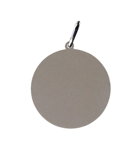 COLGANTE DISCO PLATA 1ª LEY 25 MM DIAMET
