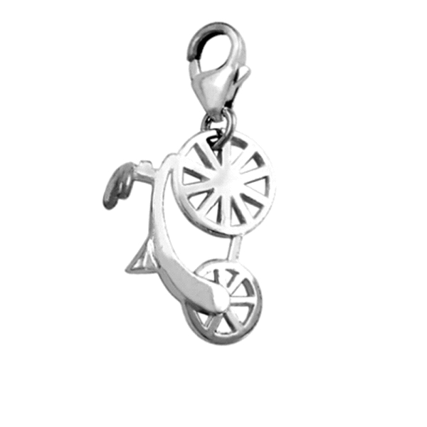 COLGANTE BICICLETA PLATA 1ª LEY RODIADA
