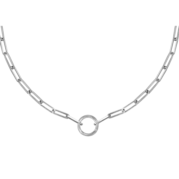 COLLAR CHOKER JUVENIL PLATA 1ª LEY 42 +