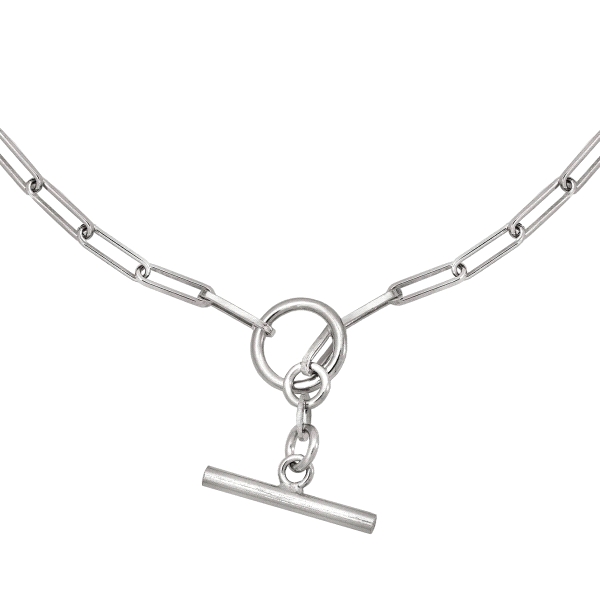 COLLAR CHOKER JUVENIL PLATA 1ª LEY 42 +