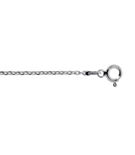 COLLAR CADENA FORZADA PLATA 1ª LEY 70 CM
