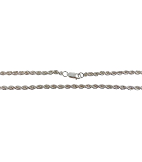 COLLAR CORDON SALOMONICO PLATA 1ª LEY 70