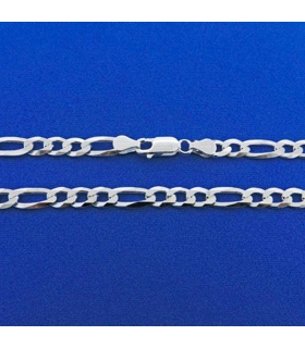 COLLAR CADENA  3 X 1 PLATA 1º LEY 60 CM