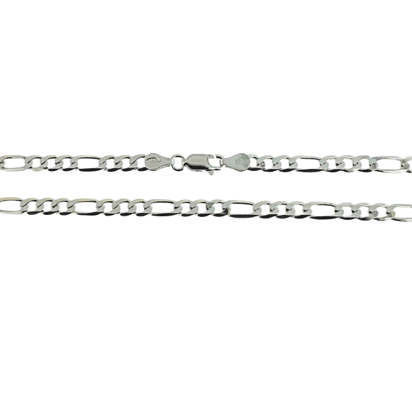 COLLAR CADENA 3 X 1 MACIZA UNISEX PLATA