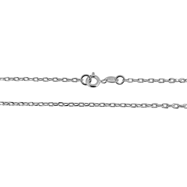 COLLAR CADENA FORZADA MACIZA  PLATA 1ª L