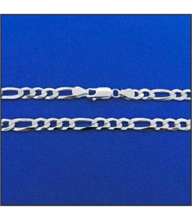 COLLAR CADENA  3 X 1 PLATA 1º LEY 60 CM