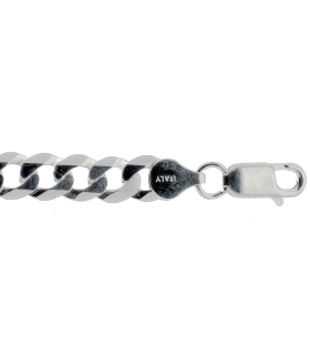 COLLAR HOMBRE PLATA PRIMERA LEY 60 CM.