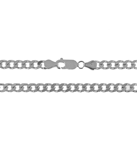 COLLAR HOMBRE PLATA 1ª LEY 60 M. BARBADA