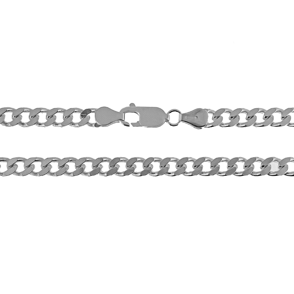 COLLAR HOMBRE PLATA 1ª LEY 60 M. BARBADA