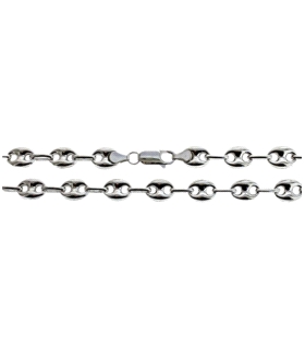 COLLAR HOMBRE BARCO PLATA PRIMERA LEY 60