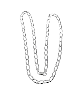 COLLAR HOMBRE BILBAO PLATA PRIMERA LEY