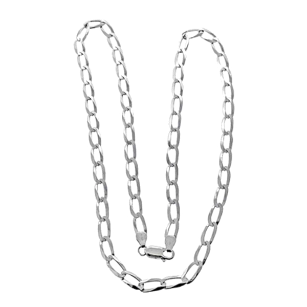 COLLAR HOMBRE BILBAO PLATA PRIMERA LEY