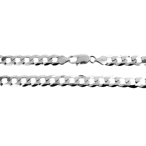 COLLAR HOMBRE BARBADA PLATA PRIMERA LEY