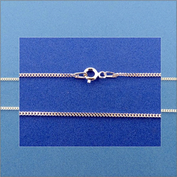 GARGANTILLA BARBADA PLATA 1ª LEY 60 CM