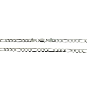 COLLAR CADENA 3 X 1 MACIZA UNISEX PLATA