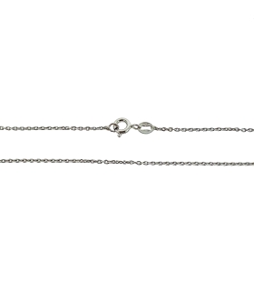 COLLAR CADENA FORZADA PLATA 1ª LEY 50 CM