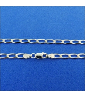 COLLAR CADENA BILBAO PLATA 1ª LEY MACIZA