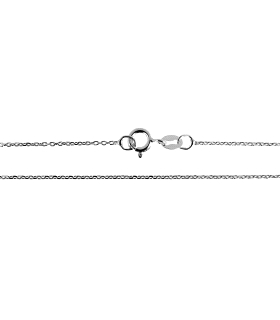 COLLAR CADENA FORZADA PLATA 1ª LEY 50 CM