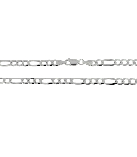 COLLAR HOMBRE PLATA PRIMERA LEY 50 CM.