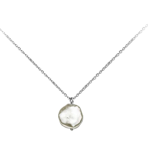 GARGANTILLA PERLA NATURAL PLATA 1ªLEY 50