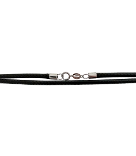 COLLAR SINTÉTICO TRENZADO PLATA 1ª LEY 3