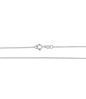 COLLAR CADENA FORZADA PLATA 1ª LEY 45 CM