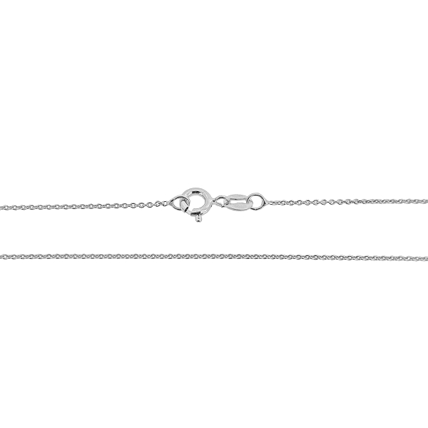 COLLAR CADENA FORZADA PLATA 1ª LEY 45 CM