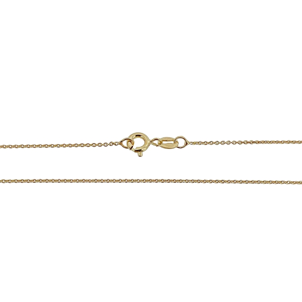 COLLAR CADENA FORZADA PLATA 1ª LEY 45 CM