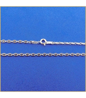 GARGANTILLA CALABROTE PLATA 1ª LEY 45 CM
