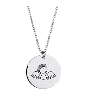 GARGANTILLA COMUNION PLATA 1ª LEY 45 CM