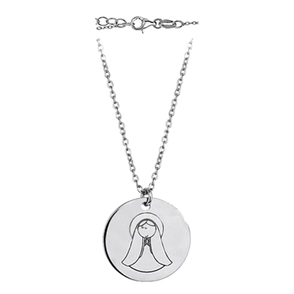 GARGANTILLA COMUNION PLATA 1ª LEY 42 CM