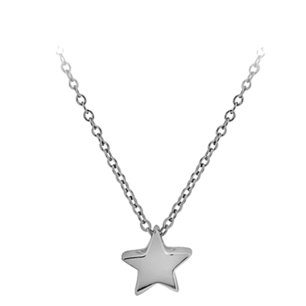 COLLAR JUVENIL ESTRELLA PLATA 1ª LEY 40