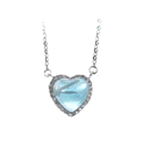 GARGANTILLA CORAZON PLATA 1ª LEY