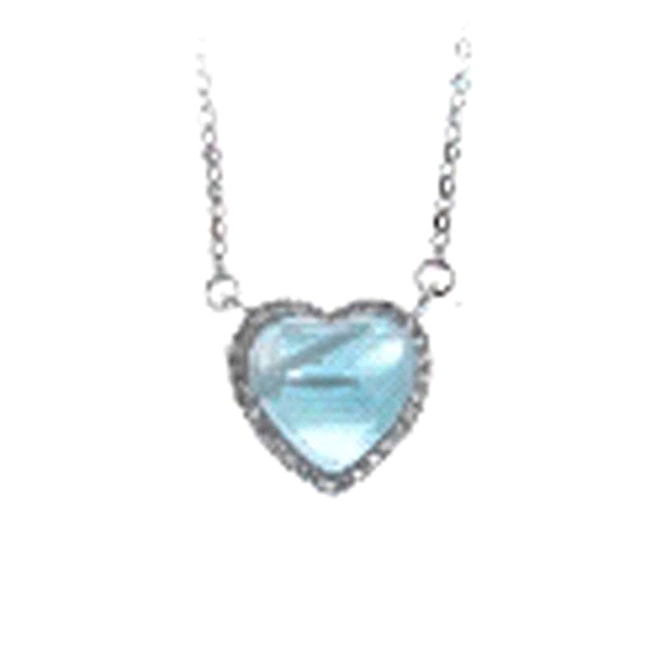 GARGANTILLA CORAZON PLATA 1ª LEY