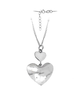 GARGANTILLA CORAZON NACAR PLATA 1ª LEY