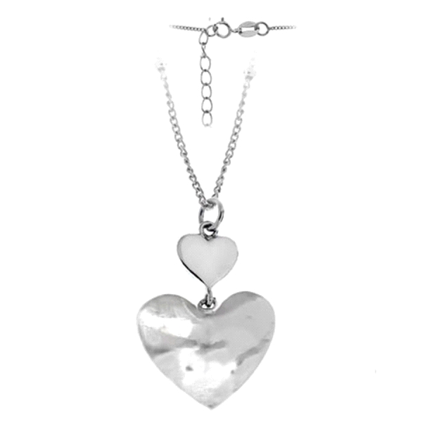 GARGANTILLA CORAZON NACAR PLATA 1ª LEY