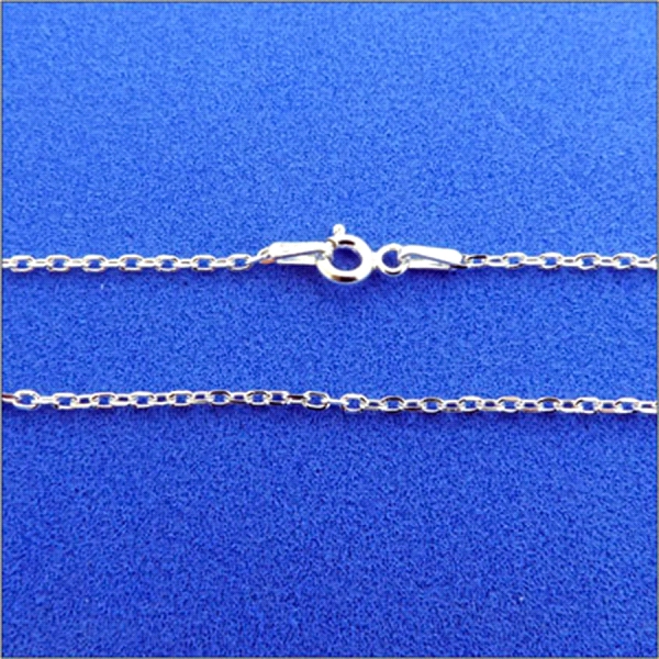 COLLAR CADENA FORZADA PLATA 1ª LEY 45 CM