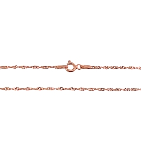 COLLAR CADENA SINGAPUR MUJER PLATA 1ª LE