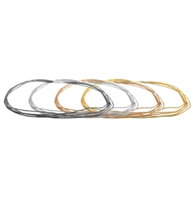 HILOS METAL PLATA 1ª LEY 45 CM