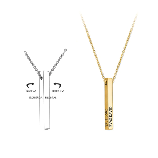 COLLAR LINGOTE PLATA PRIMERA LEY 43+4 CM