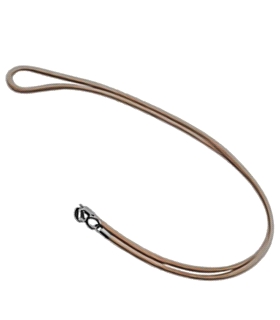 COLLAR SINTÉTICO  PLATA PRIMERA LEY 43