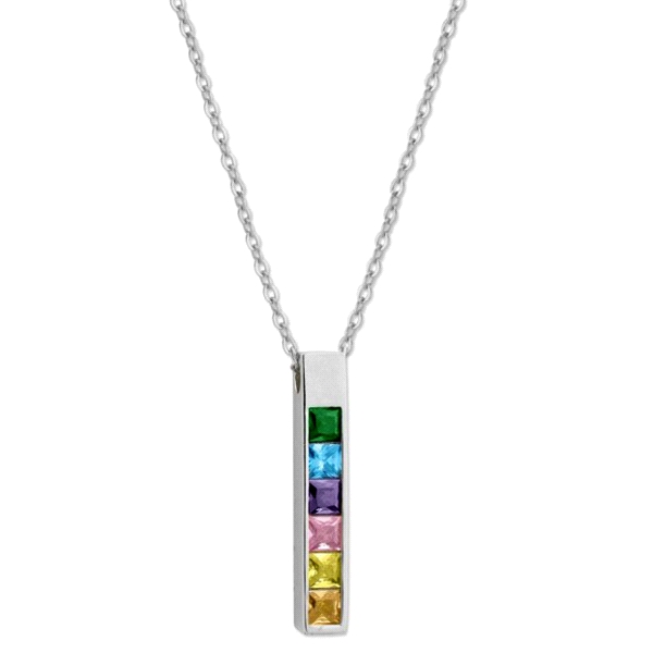 COLLAR LINGOTE PLATA 1ª LEY 42 + 4 CM.
