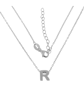 GARGANTILLA LETRA R PLATA 1ª LEY RODIADA