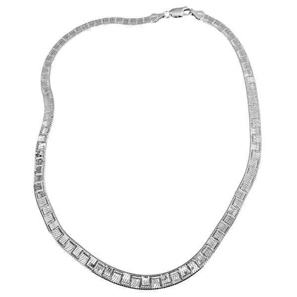 COLLAR MAGIC PLATA 1ª LEY 5.50 X 40 CM.