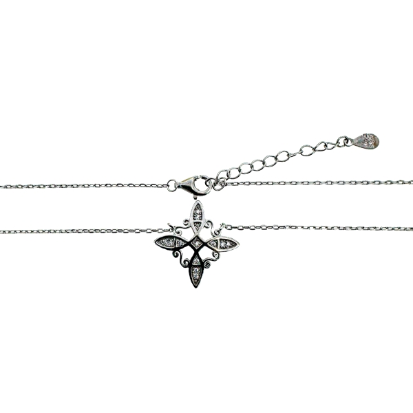 COLLAR NUDO DE BRUJAS PLATA 1ª LEY 40 +