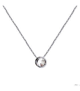 COLLAR PUNTO DE LUZ PLATA 1ª LEY 40 + 5