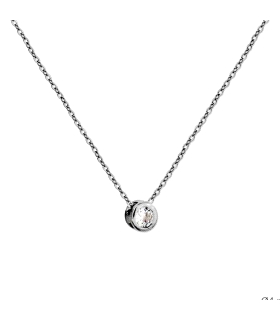 COLLAR PUNTO DE LUZ PLATA 1ª LEY 40 + 5