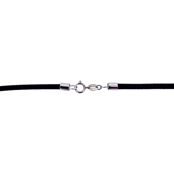 COLLAR SINTÉTICO TRENZADO PLATA 1ª LEY 3