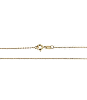 COLLAR CADENA FORZADA PLATA 1ª LEY 40 CM